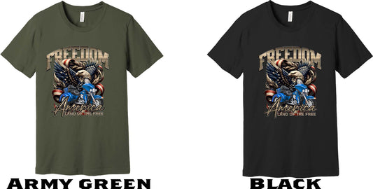 Freedom America Land of the free blue trike