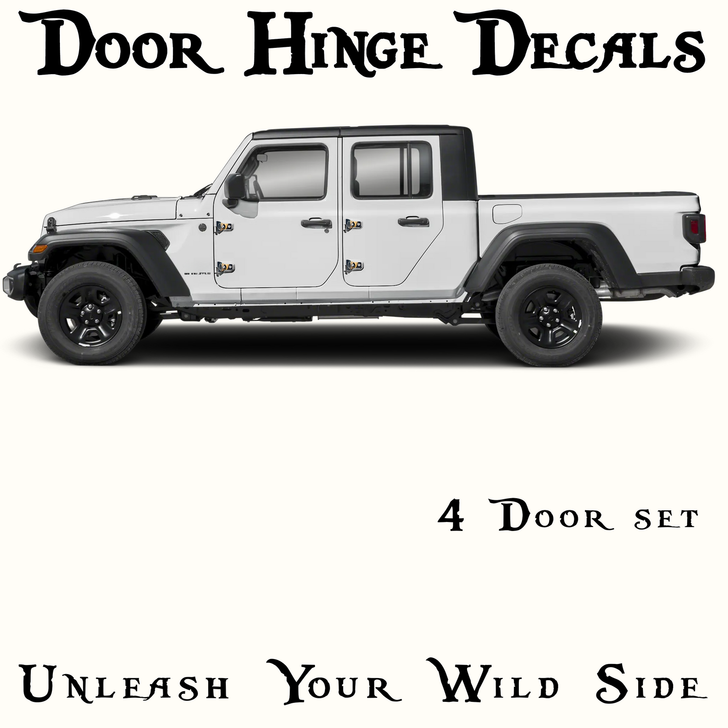 American flag Door hinge decals 3