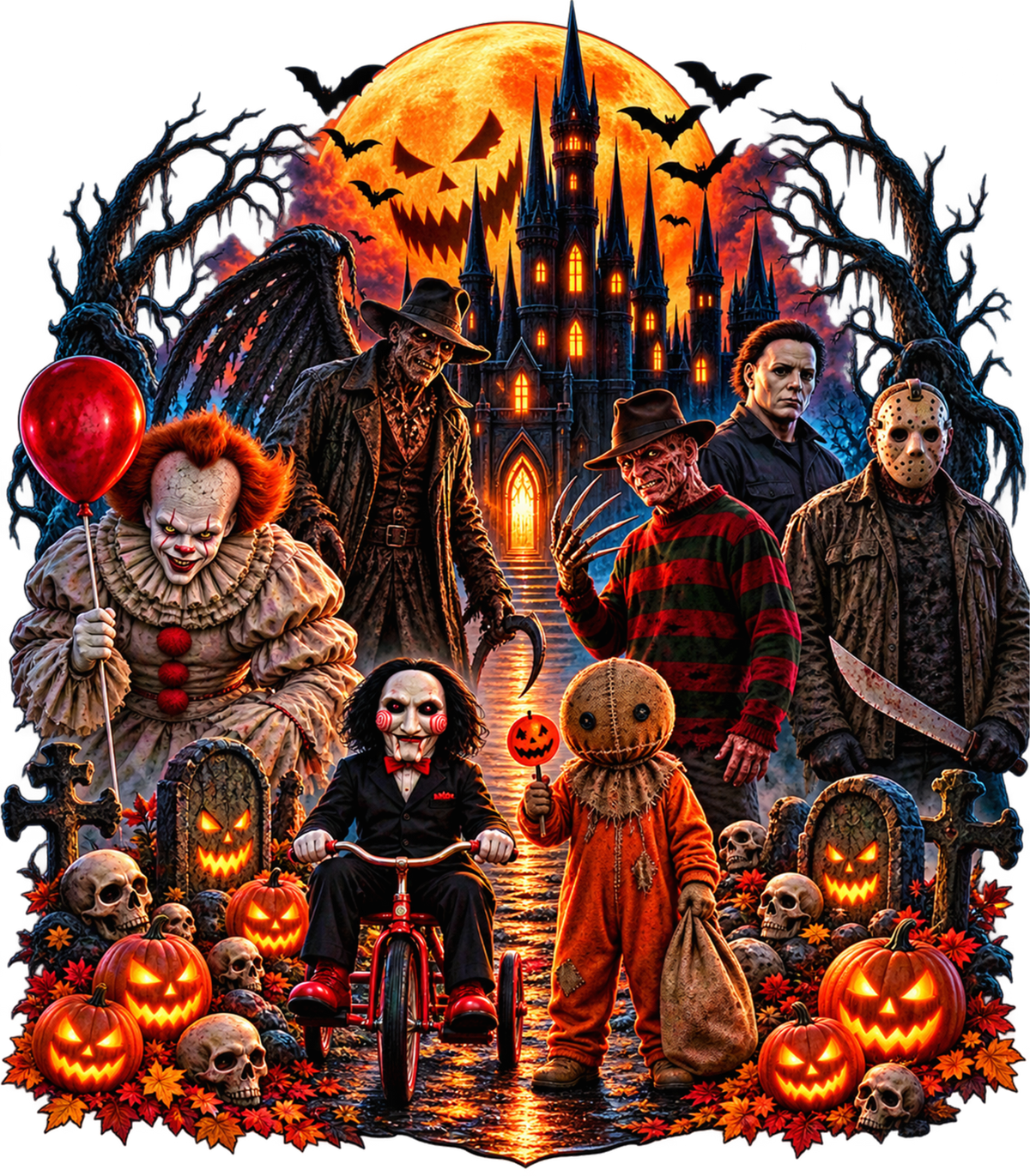 Halloween Horror Cast artwork