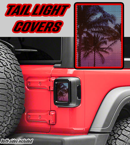 Island Palms taillights cover decal