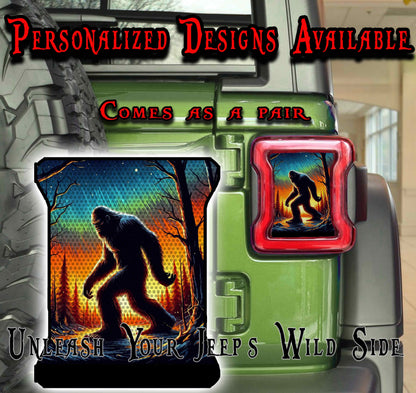 Bigfoot Taillight cover decal