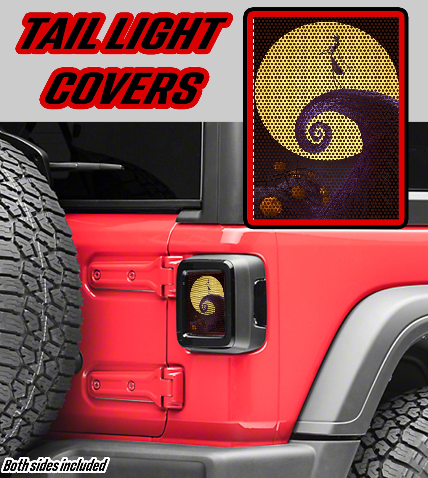 Jack taillights cover decal