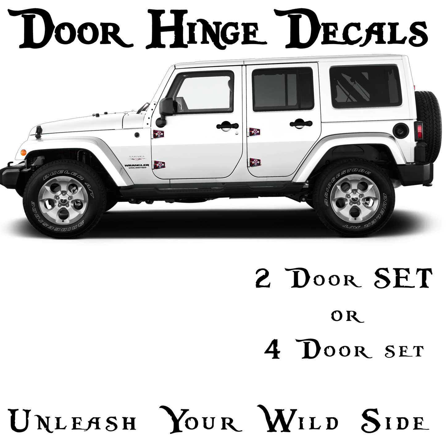Blue print Door hinge decals 23