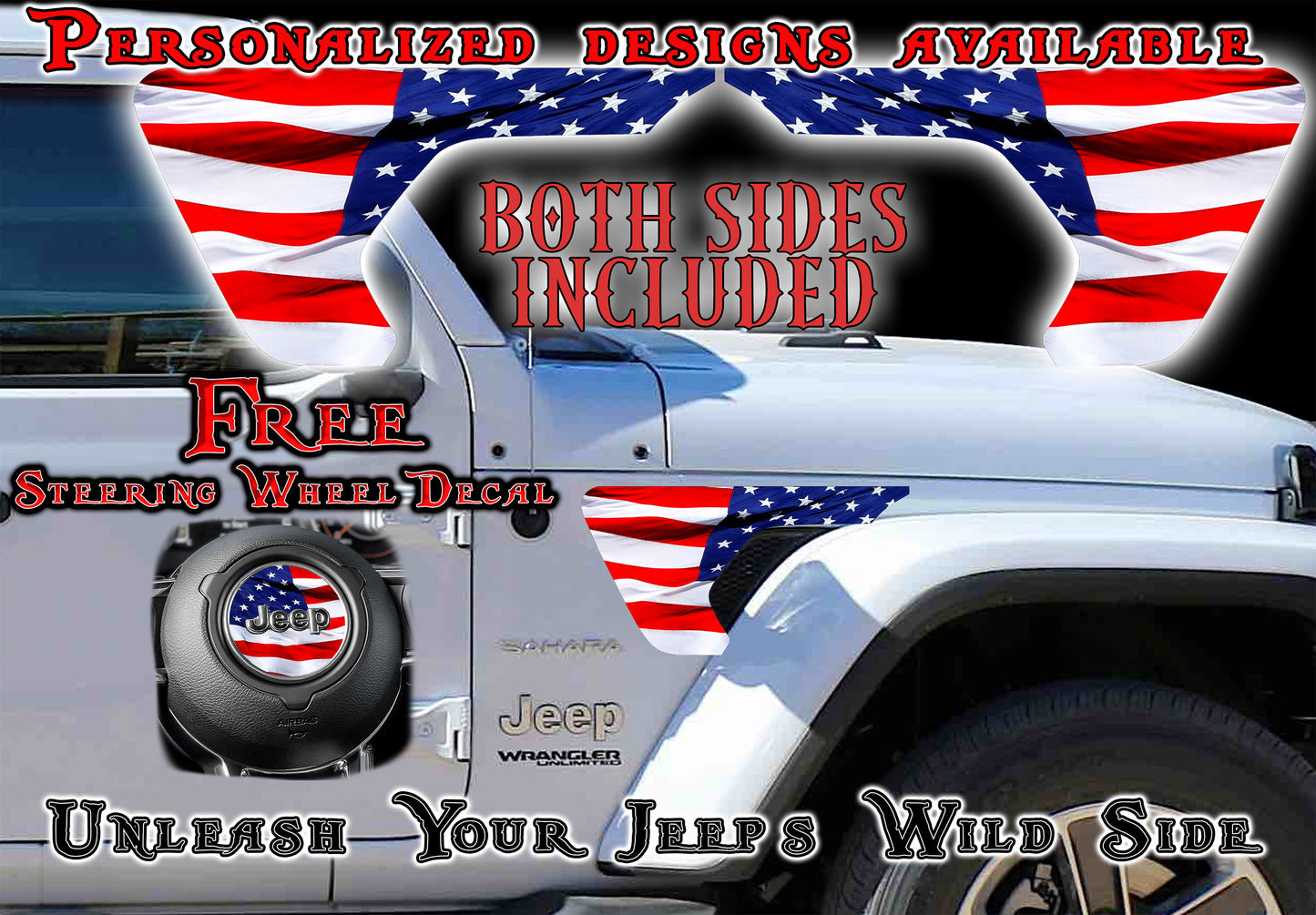 fender vent for the JL or JT 2018 or newer Merica 168