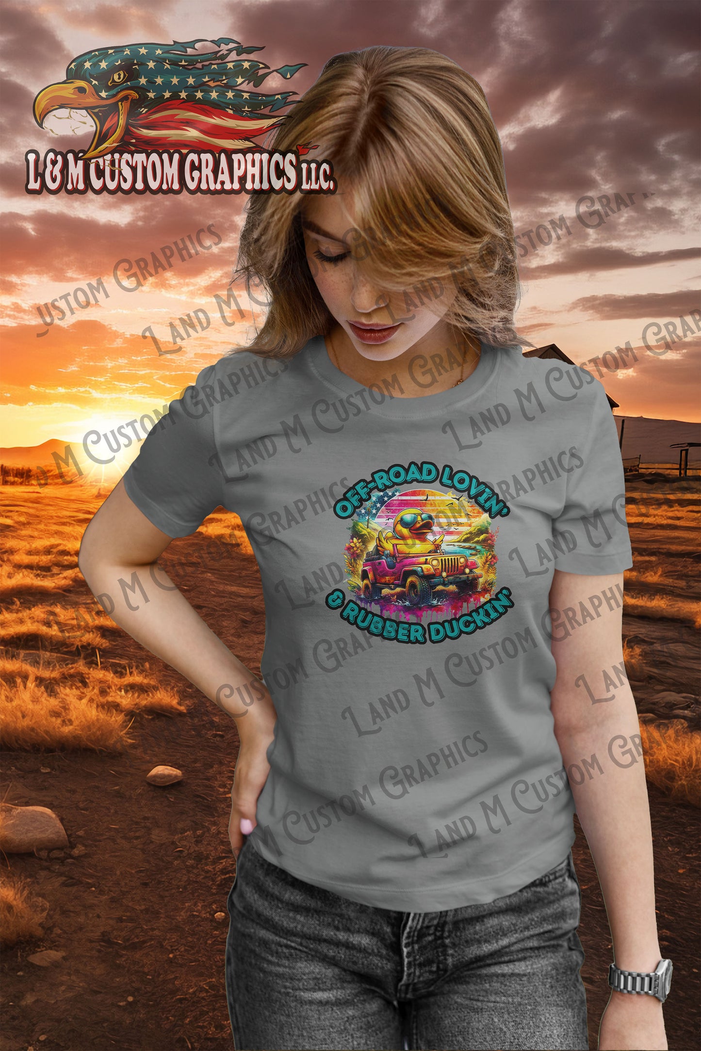 DTF Transfer  off-road lovin (shirt not included)