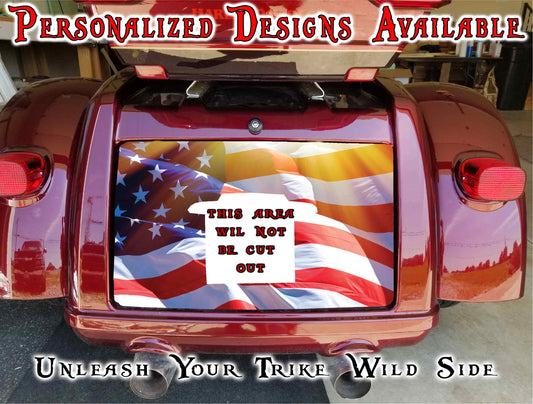 Harley Davidson Tri Glide trunk decal