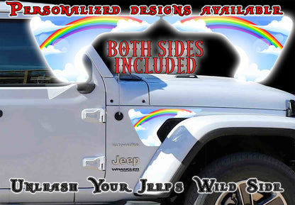 Rainbow sky fender vent for the JL or JT 2018 or newer