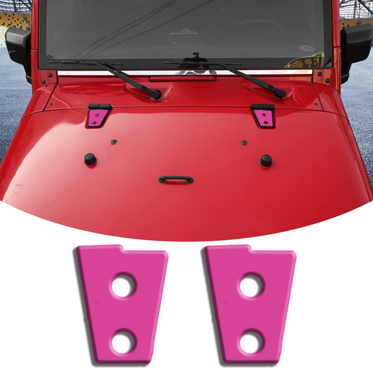 Solid color hood hinge decals 24