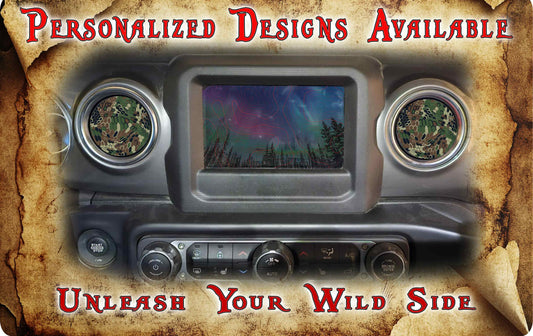 kryptic camo Steering wheel decal 108