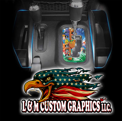 scooby JK Shifter decal