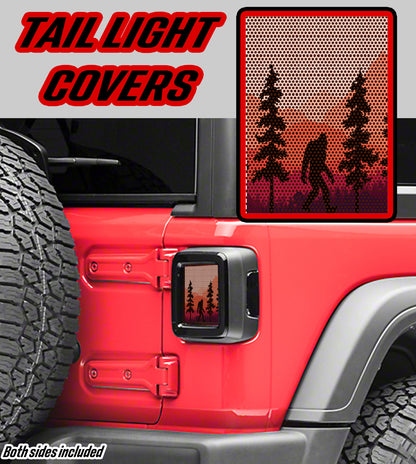 Sasquatch Taillight cover decal