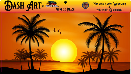 Sunrise beach Dash art