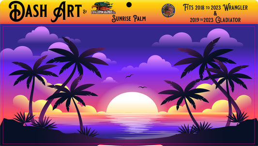 Purple Sunrise beach Dash art