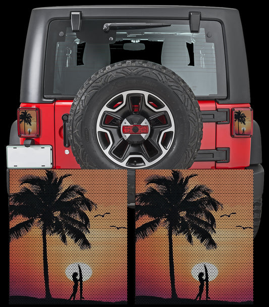 Surfs up Taillight cover decal