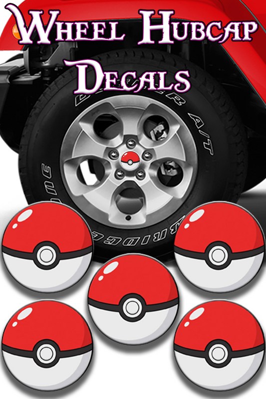 Poke balls Hub cap decal