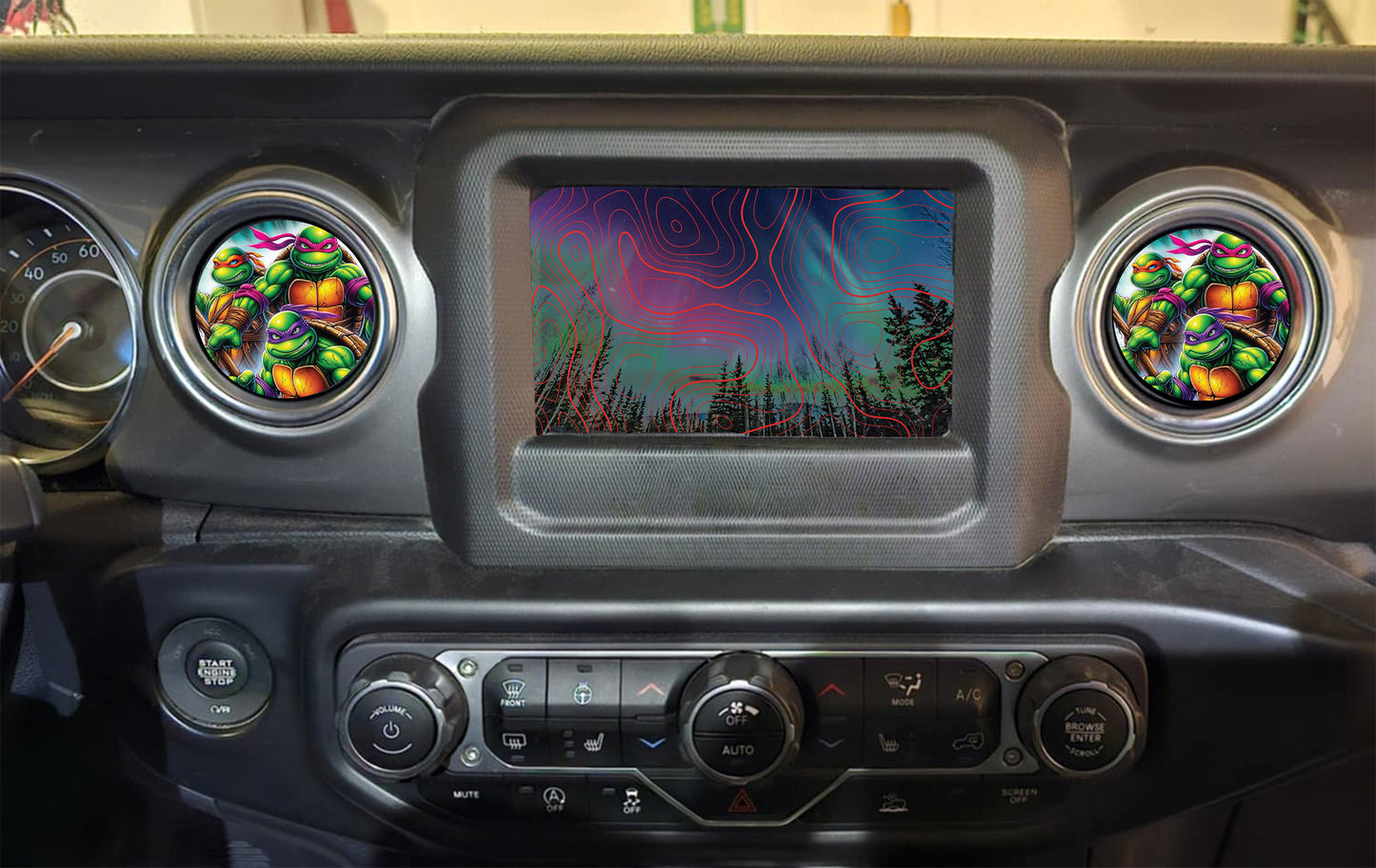 Inside vent decals Teenage turtle 1