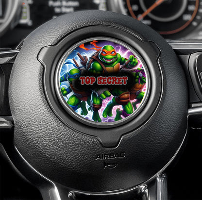Steering wheel decal Teenage Turtles 3