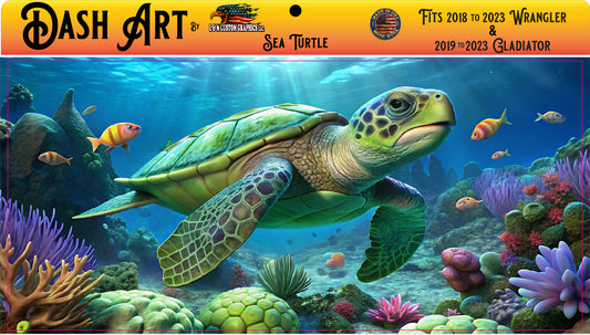Sea turtle Dash art