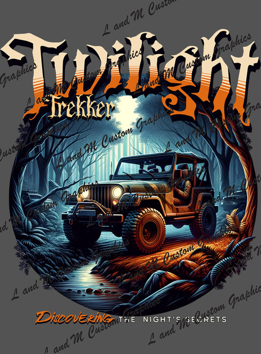 DTF transfer Twilight trekker (shirt not included)