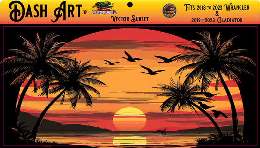 Sunrise beach Dash art