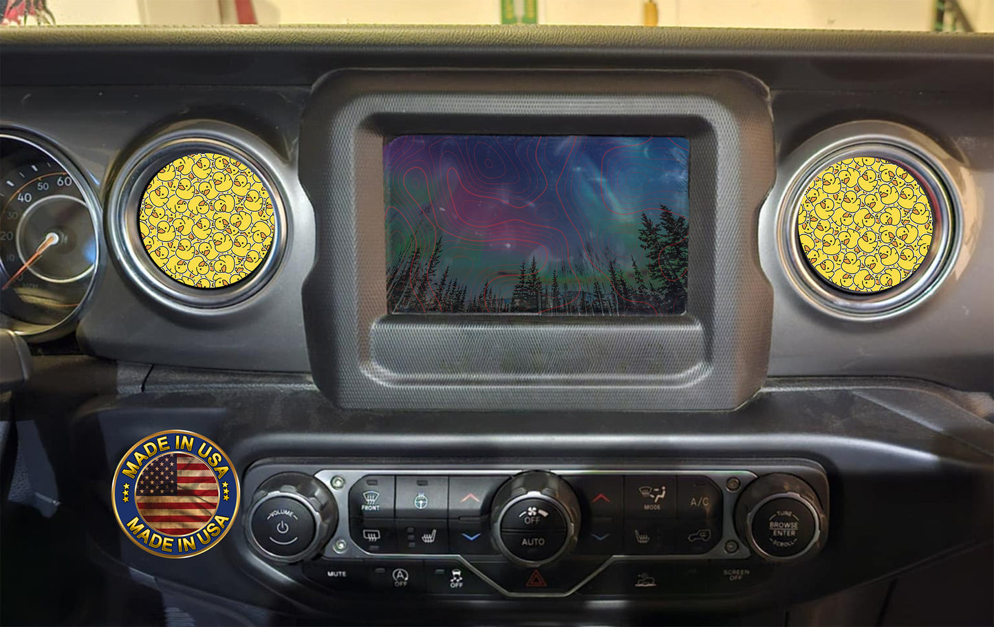 Inside vent decals ducks