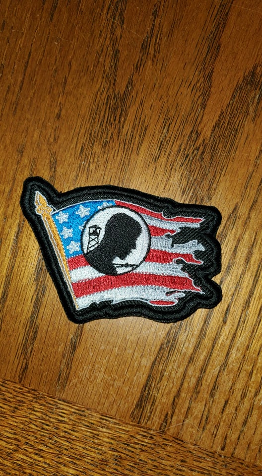 Pow mia Flag patch
