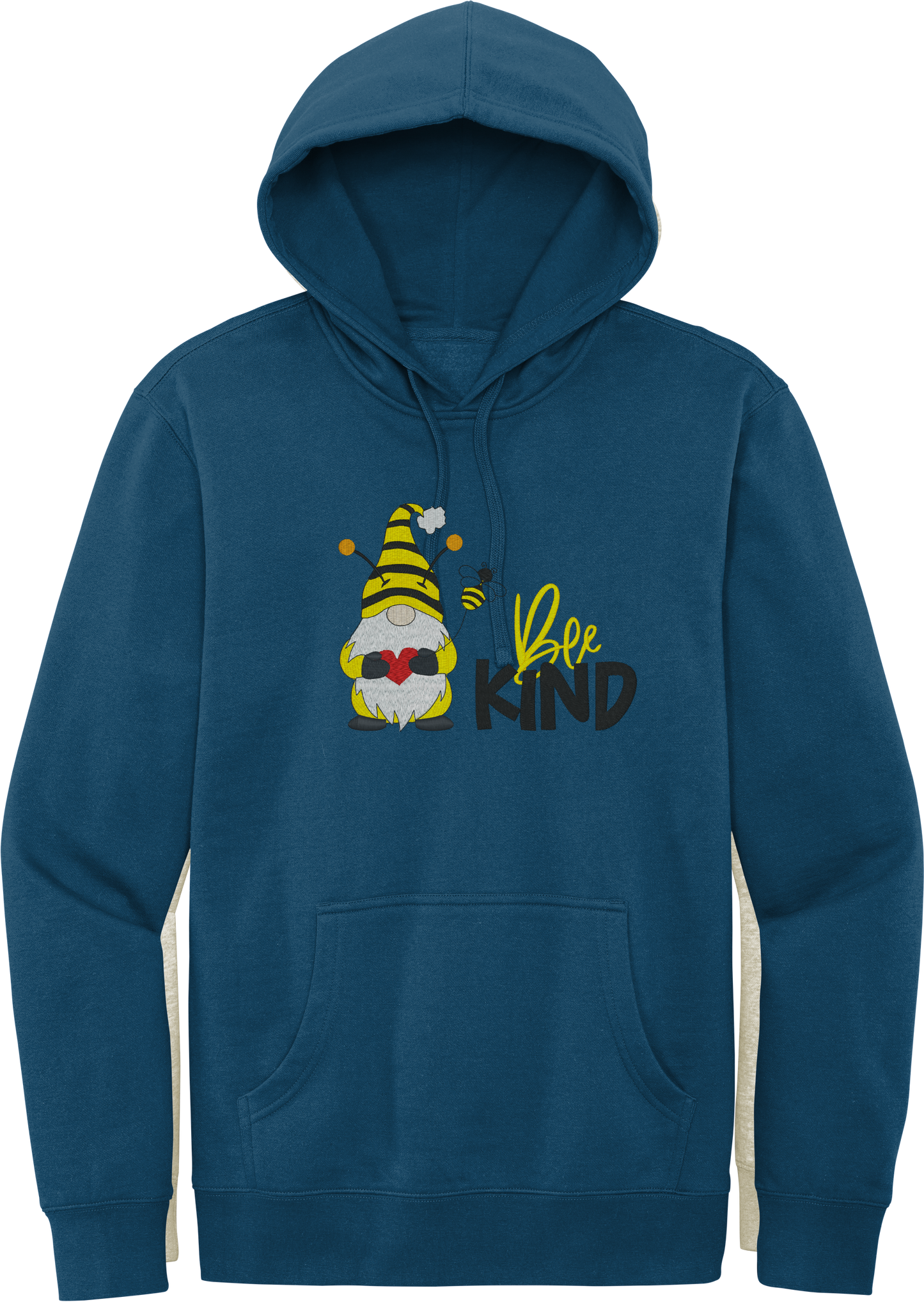 Embordered Hoodie bee kind Gnomes