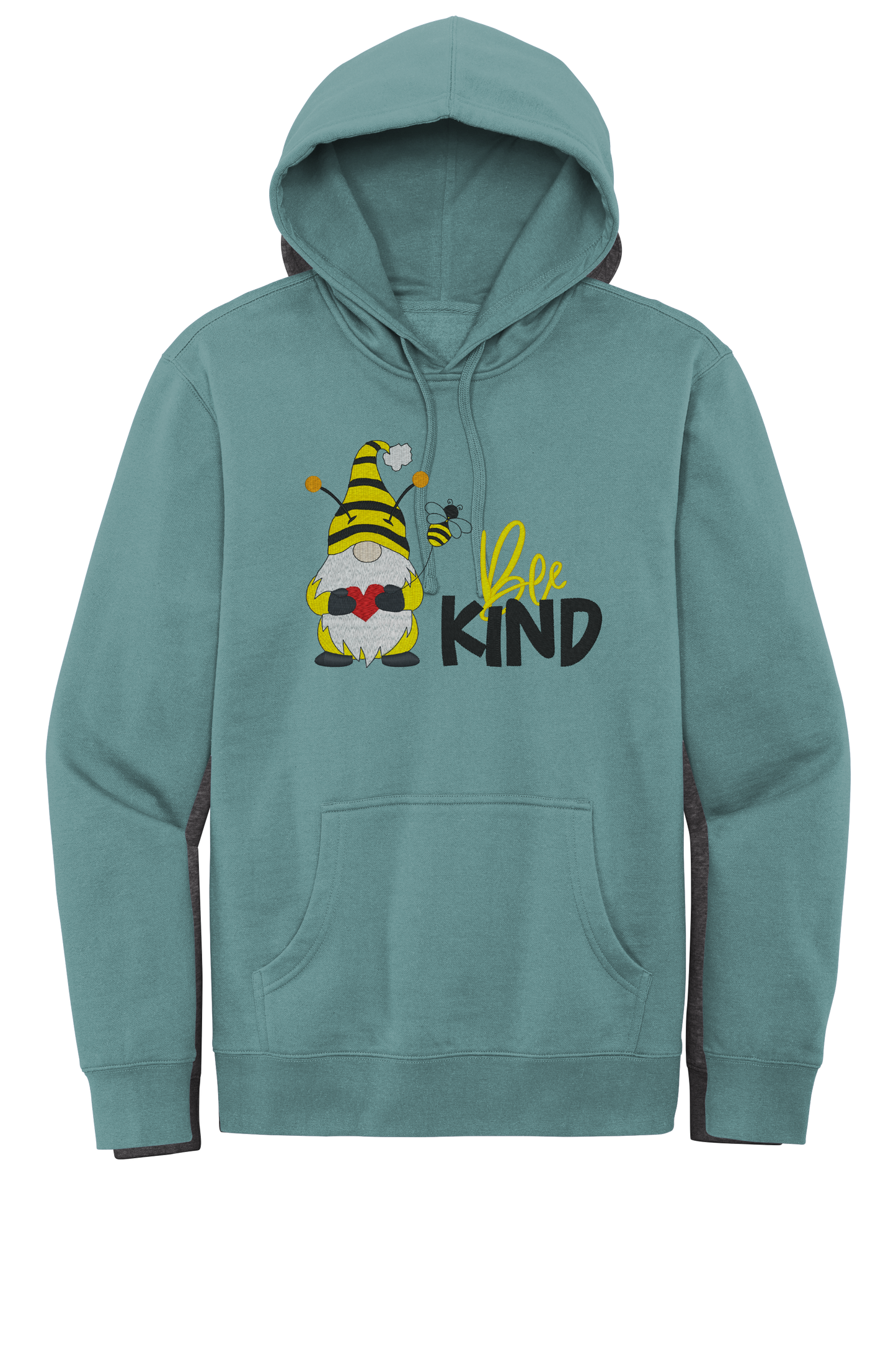 Embordered Hoodie bee kind Gnomes