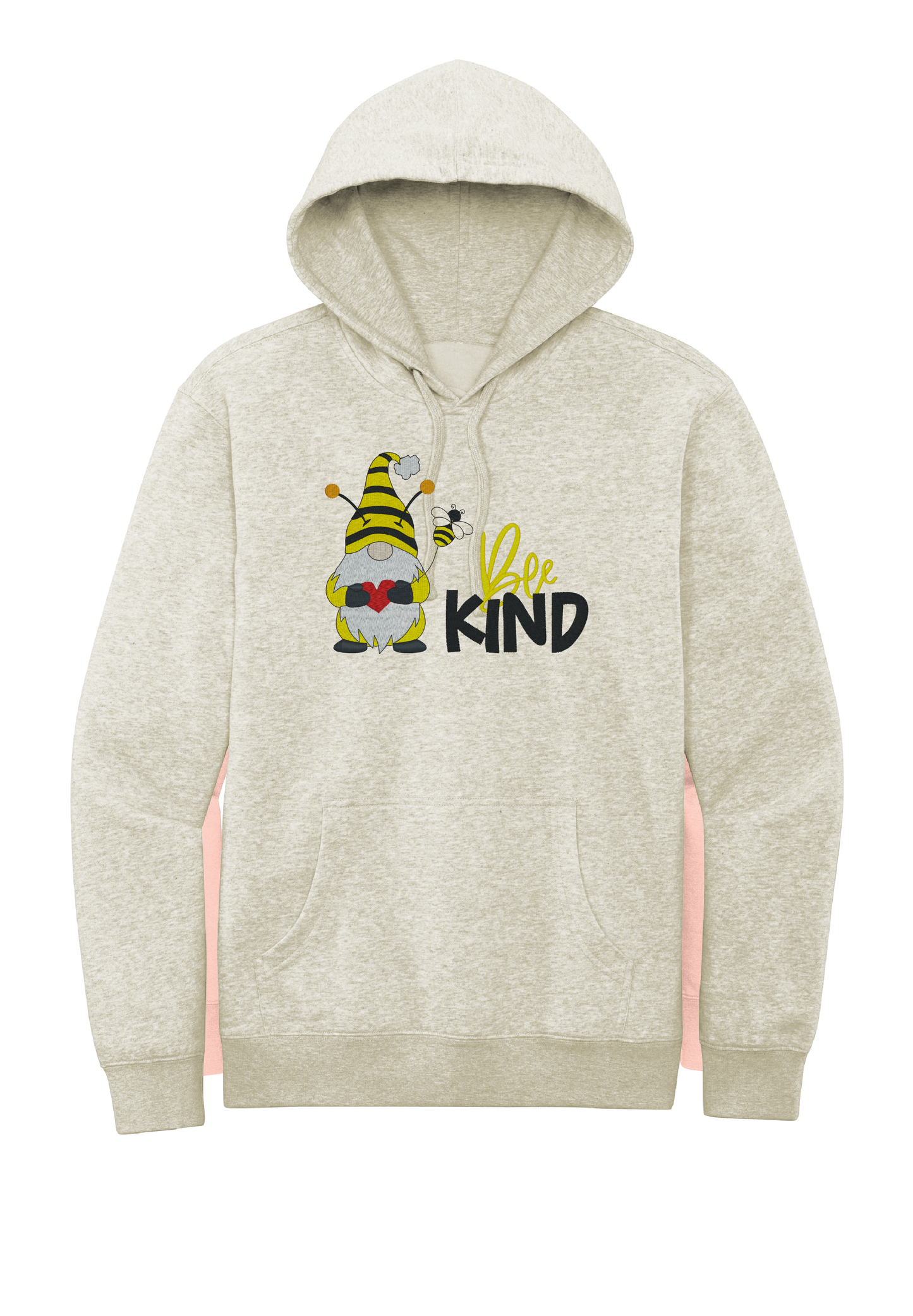 Embordered Hoodie bee kind Gnomes