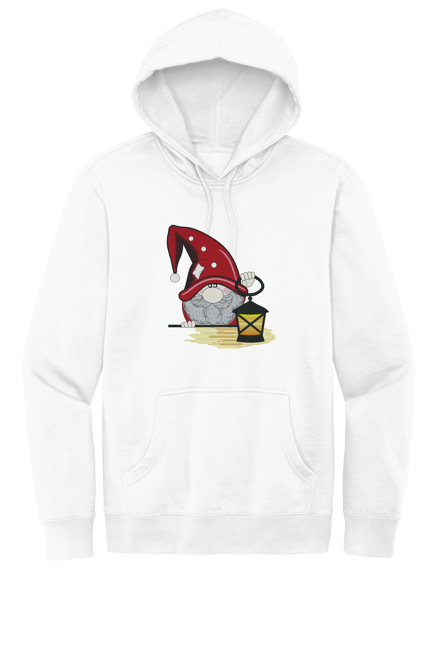 Embordered Hoodie Gnomes