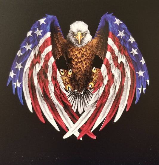 Flag Eagle decal